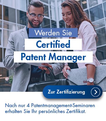 Zertifizierung: Certified Patent Manager